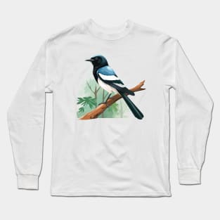 Magpie Long Sleeve T-Shirt